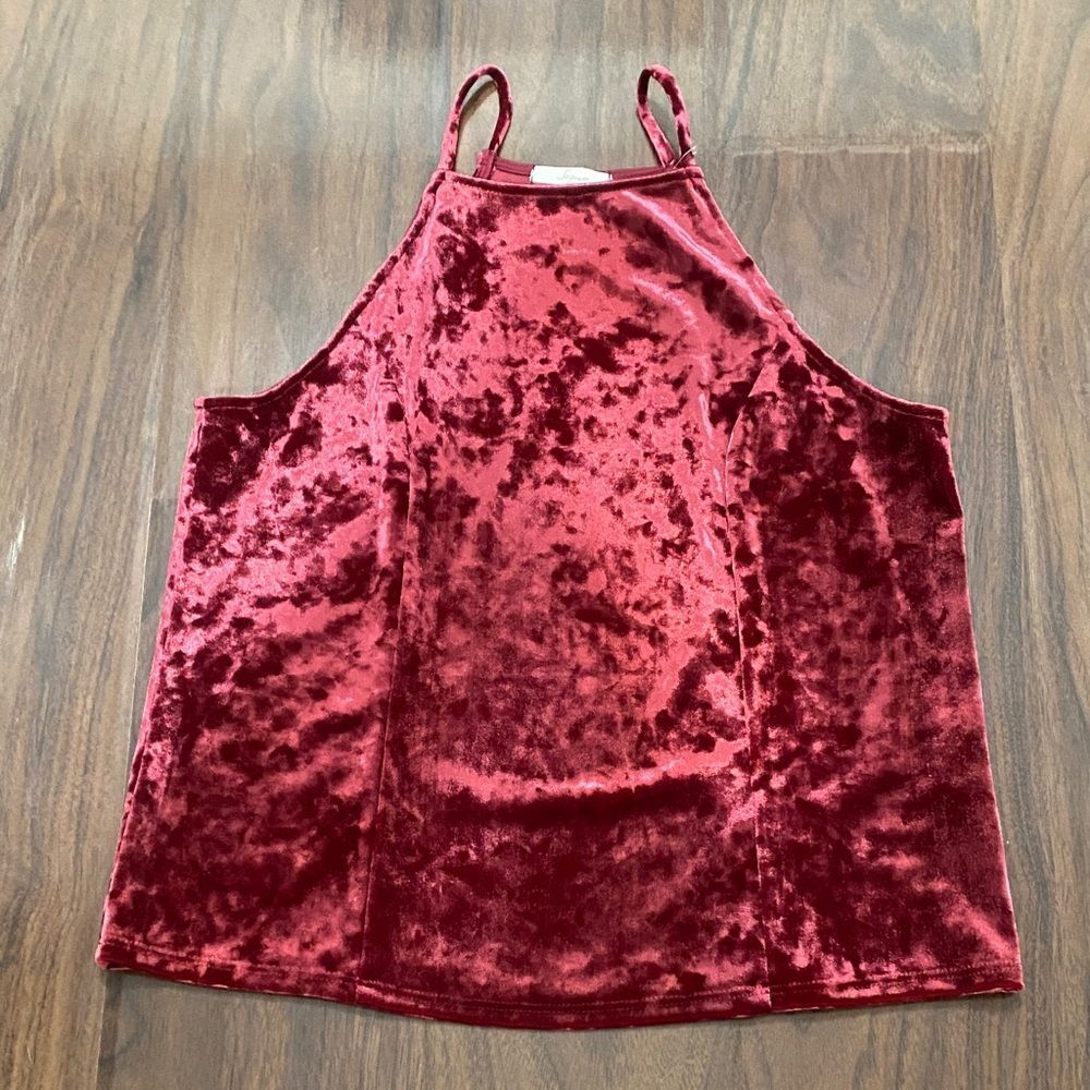 Soprano Velvet Camisole Tank Top